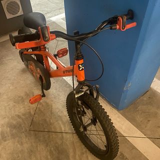 Bicicleta Btwin Naranja 3-6 Años