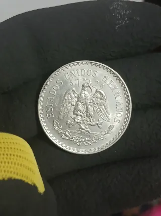 Antiguo peso de plata mexico 1926 escaso asi
