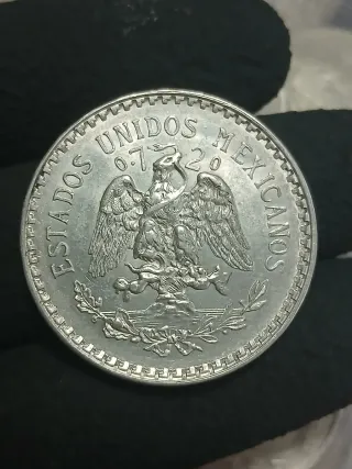 Antiguo peso de plata mexico 1926 escaso asi