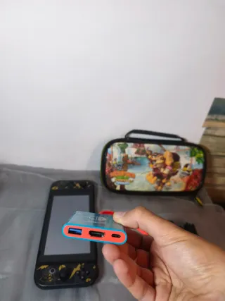 Nintendo Switch con accesorios