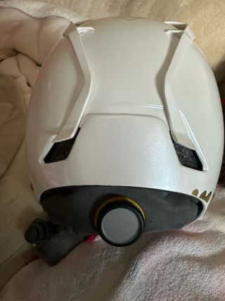 Casco de esquí blanco
