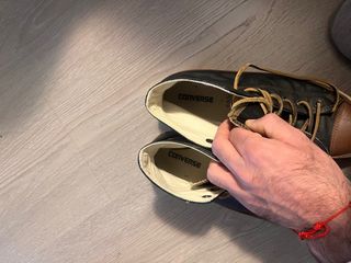 Converse Cuero Negro y Marrón