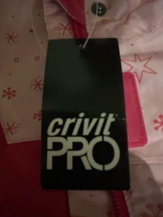 Chaqueta de ski rosa para niña