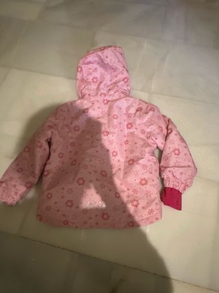 Chaqueta de ski rosa para niña
