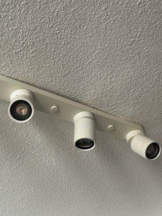 Lámpara Techo IKEA NYMÅNE 4 Focos Blanca