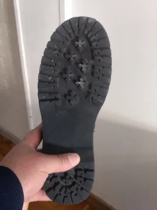Botas de cuero negras