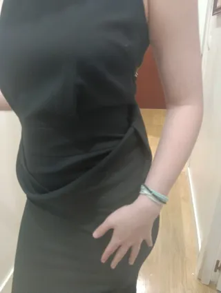 Vestido de fiesta negro talla M