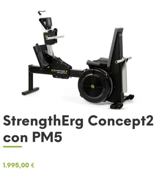 StrengthErg Concept2 con PM5