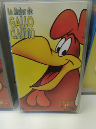 Lote 4 Cintas VHS Animadas (Español)  WARNER BROS