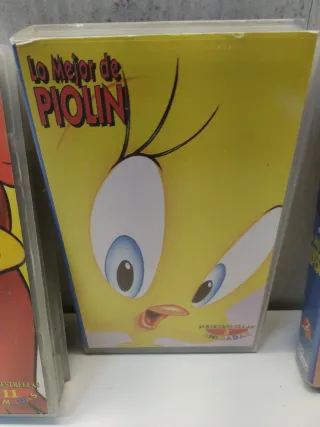 Lote 4 Cintas VHS Animadas (Español)  WARNER BROS
