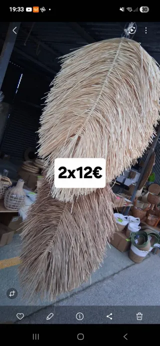 2x12€ hojas decorativas