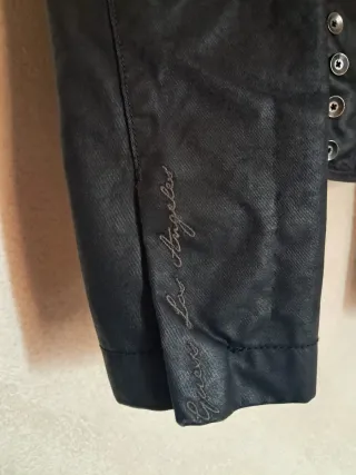 Giacca biker nera Guess