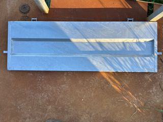 Puerta trasera remolque galvanizada