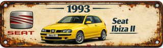 Chapa Metálica Audi A3, VW Golf, Opel, Seat
