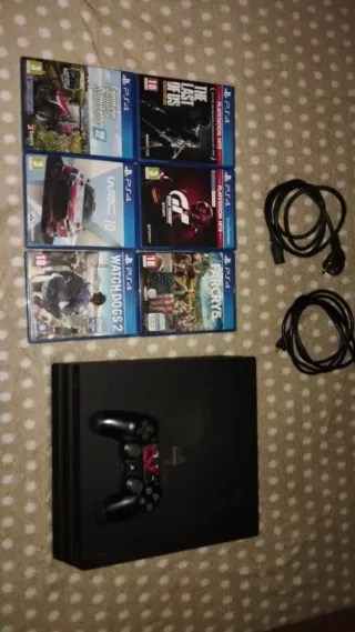 PS4 Pro 1TB + 6 Juegos + Mando