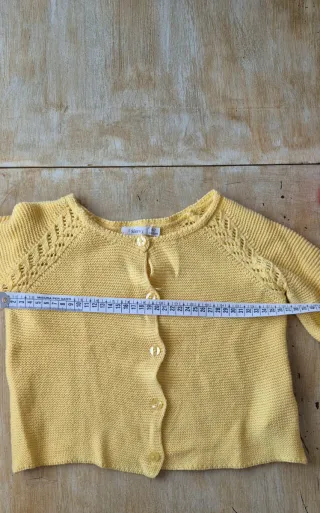 Chaqueta amarilla niña T 6-7 años