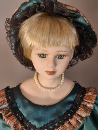 Muñeca Porcelana Victoriana Colección