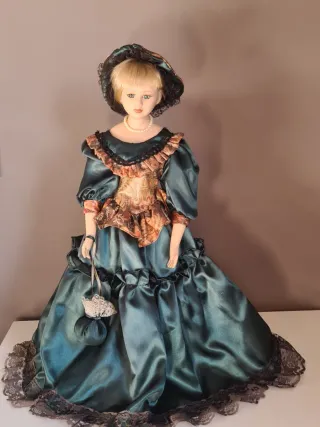 Muñeca Porcelana Victoriana Colección