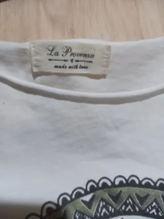 Camiseta mujer manga corta con estampado