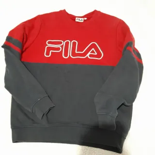 Felpa Fila S Rosso Blu