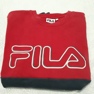 Felpa Fila S Rosso Blu