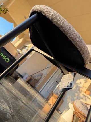 Conjunto 5 sillas modernas tela