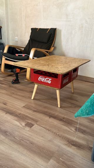 Mesa Centro Vintage Coca-Cola