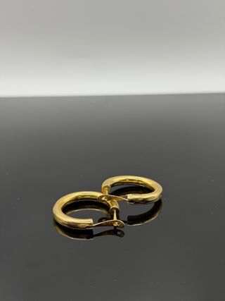Ref19 Pendientes de oro de 18k aros