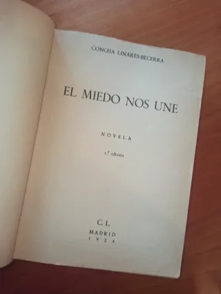 3 Libros Antiguos 1949-1954 Concha Linares Becerra
