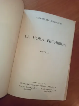 3 Libros Antiguos 1949-1954 Concha Linares Becerra