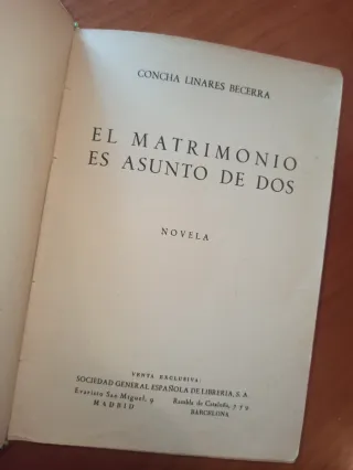 3 Libros Antiguos 1949-1954 Concha Linares Becerra