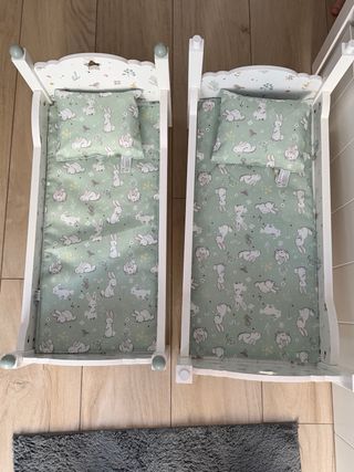 Litera convertible para bebé reborn de madera