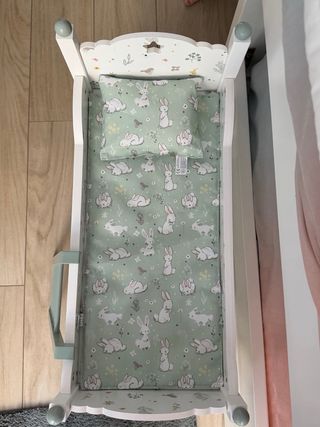 Litera convertible para bebé reborn de madera