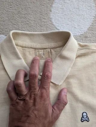 Polo Scalpers amarillo manga corta  Talla L/XL