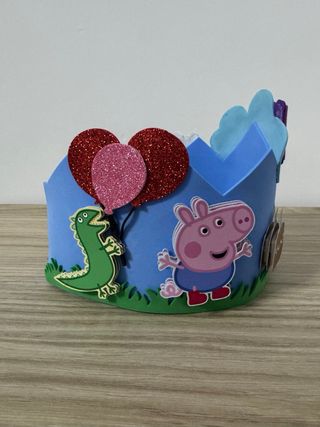 Corona personalizada Peppa Pig