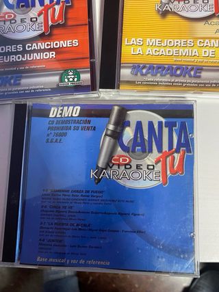 Pack 5 CDs Karaoke Canta Tu