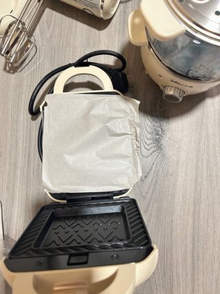 Sandwichera Eléctrica Beige