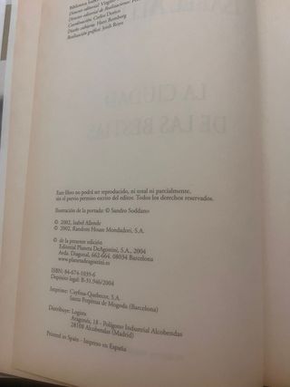 Libro La ciudad de las bestias