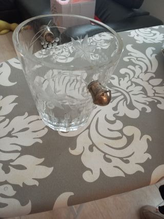Cubiteras de cristal grabadas