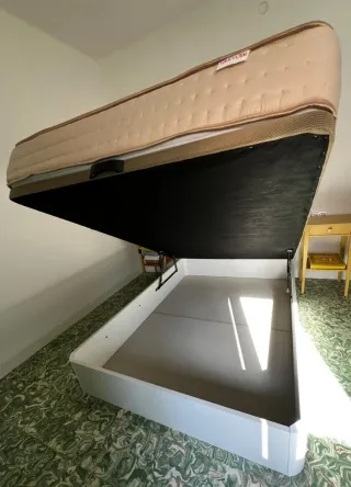 Canapé abatible CONFORTCAMA madera blanco