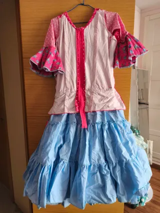 Vestido Flamenca Niña T.10 aprox