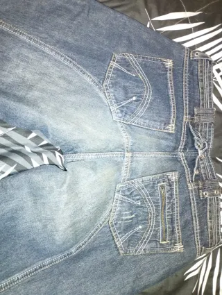 Pantalones Moto vaqueros Roly mujer