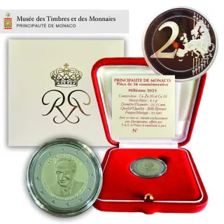 Moneda 2€ Monaco 2023 BE Proof