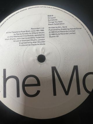 Depeche Mode 101 Vinilo