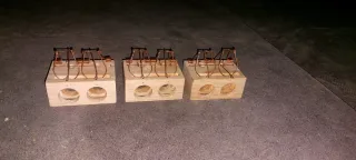 Trampas para ratones de madera (2 unidades)