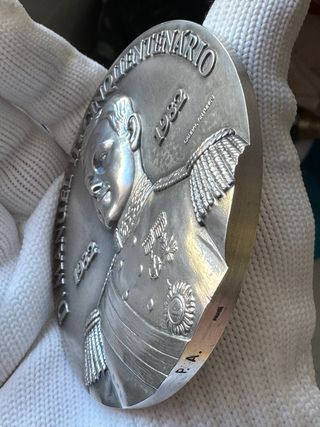 Medal D. Manuel II Cinquentenário 1932-1982. PLATA