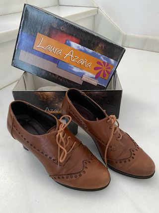 Zapatos Mujer Laura Azaña Marrón claro