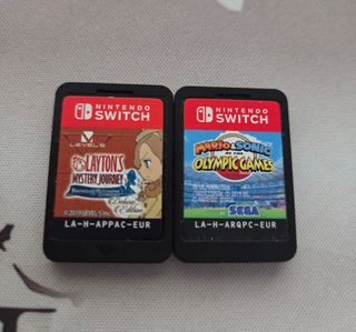 Profesor Layton y Mario & Sonic JJOO sin caja