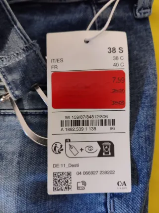 Tejanos C&A Talla M/38