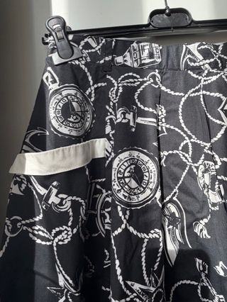 Gonna Hell Bunny anni '50 S nera e bianca nuova